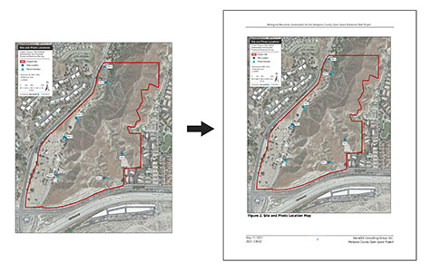 JPEG Report Drop-In: Site Photo Location